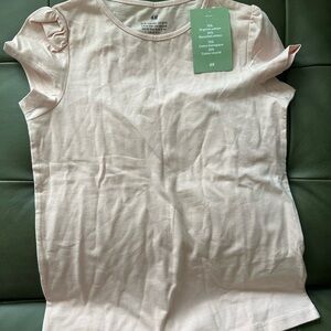 H&M Blush Pink Puff Sleeve Top